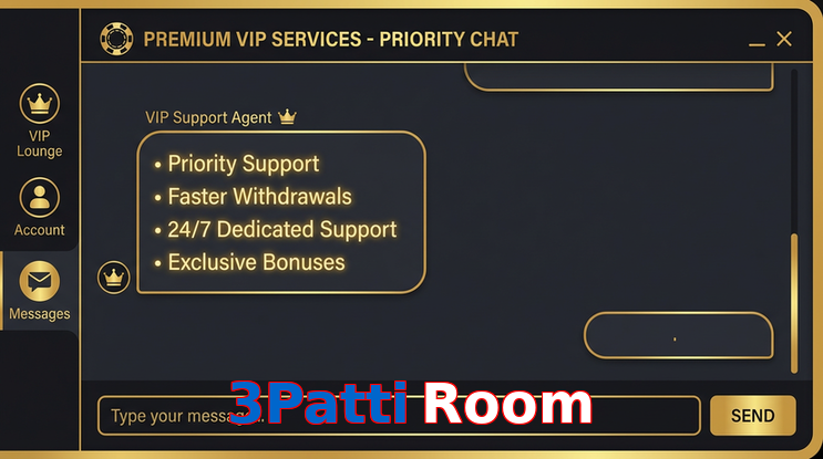 Payment and PKR controls in 3Patti Room